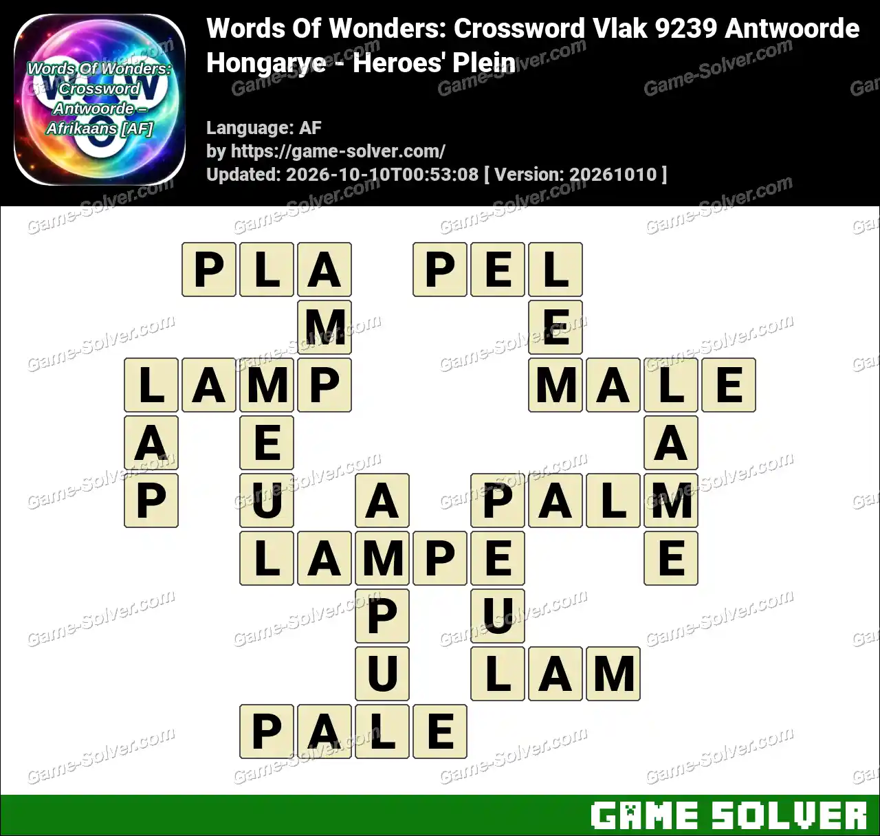 Words Of Wonders: Crossword Vlak 9239 Antwoorde – Hongarye – Heroes’ Plein
